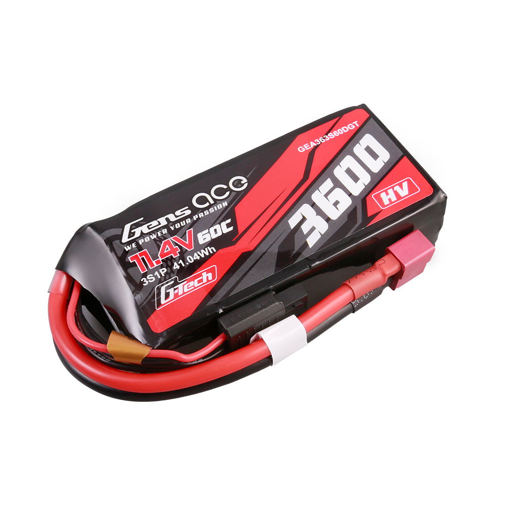 Gens Ace Car Classic 3600mAh 3S batterie LiPo HV Deans