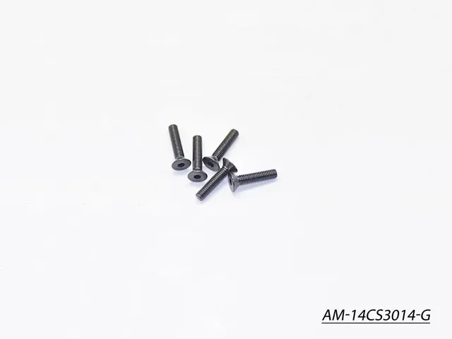 Arrowmax AM-14CS3014-G vis alu fraisée M3x14 grise x5