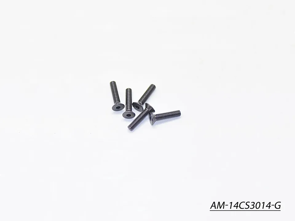 Arrowmax AM-14CS3014-G vis alu fraisée M3x14 grise x5