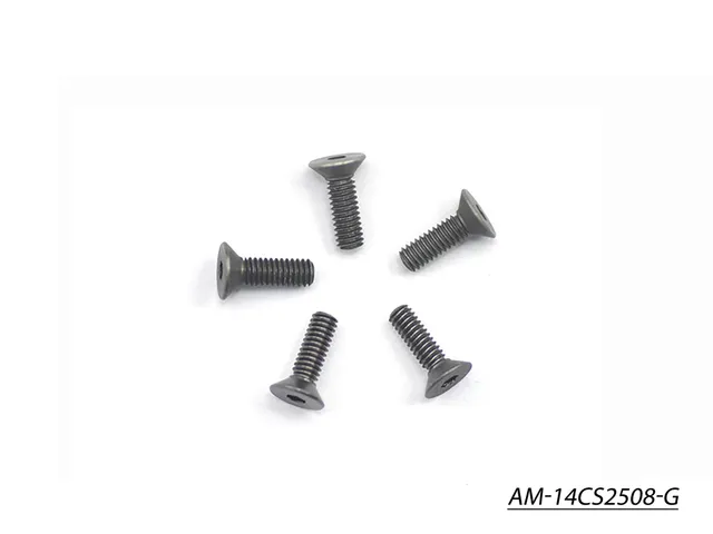 Arrowmax Screws AM-14CS2508-G vis alu M2.5x8 grise lot 5