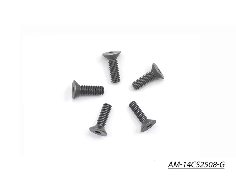 Arrowmax Screws AM-14CS2508-G vis alu M2.5x8 grise lot 5