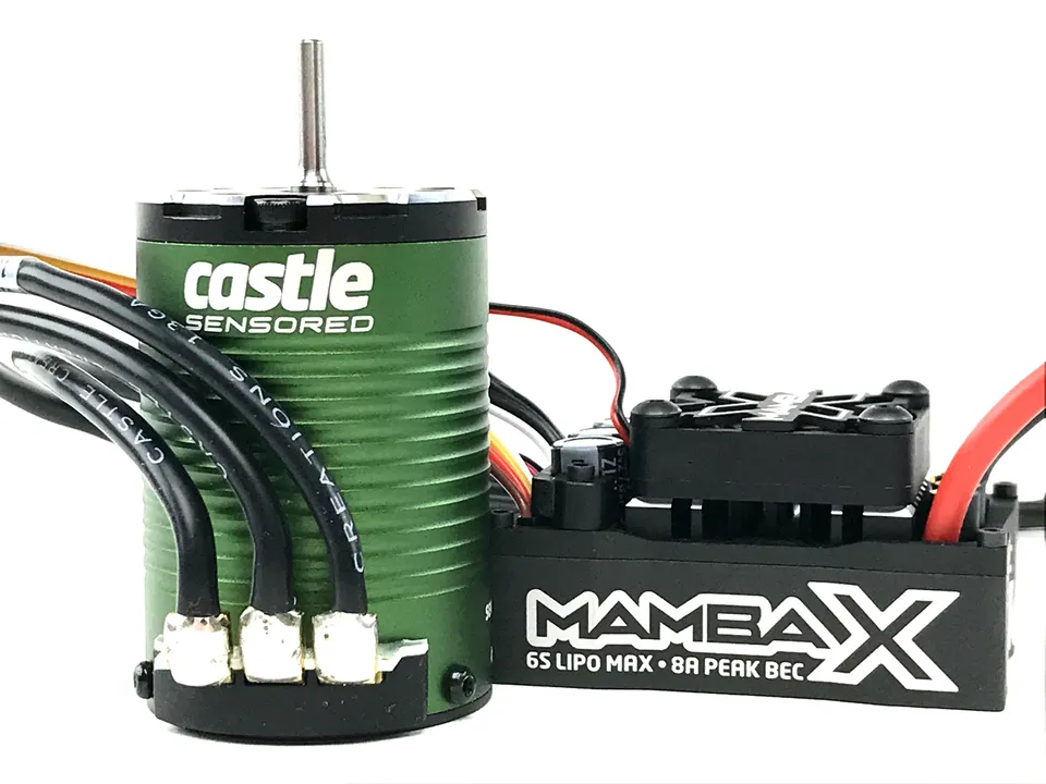 Castle Mamba X SCT 1410-3800KV Combo Brushless 6S