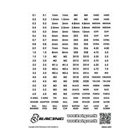 3Racing 3RAD-SK09 chiffres lettres noir transparent