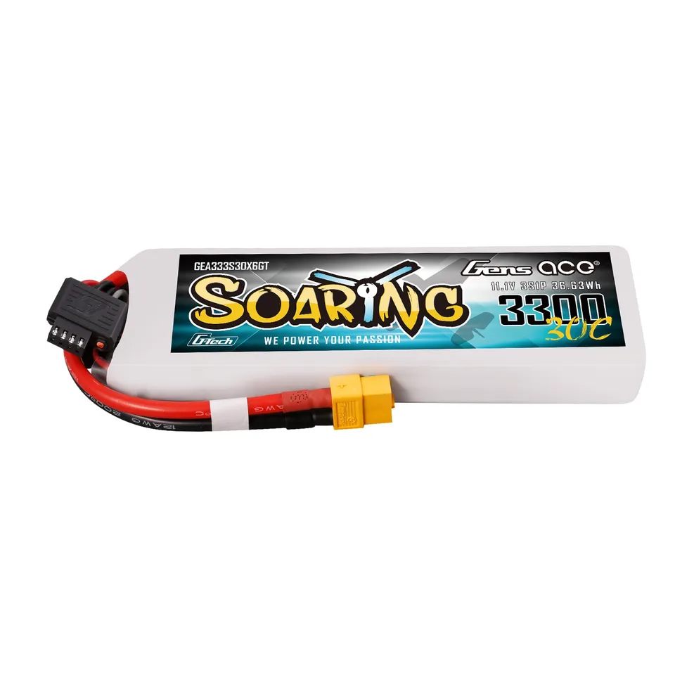 Gens Ace Air Classic 3300mAh 3S 30C batterie LiPo 11.1V XT60