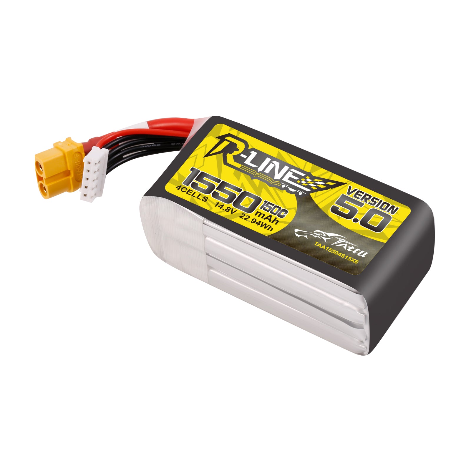 Tattu R-Line 1550mAh 4S 150C batterie LiPo XT60 14,8V