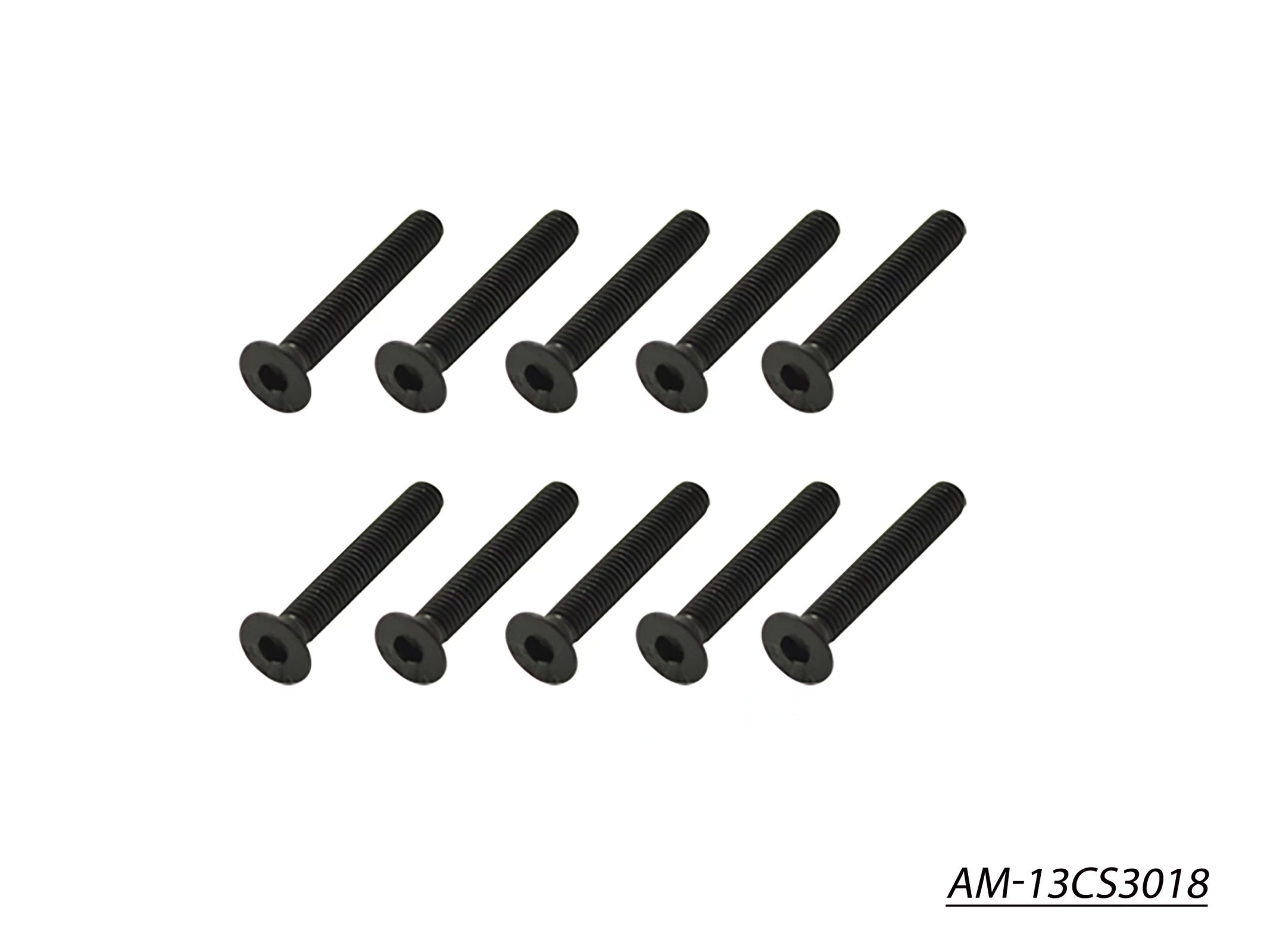 Arrowmax Screws Vis Fraisée M3x18 Allen x10