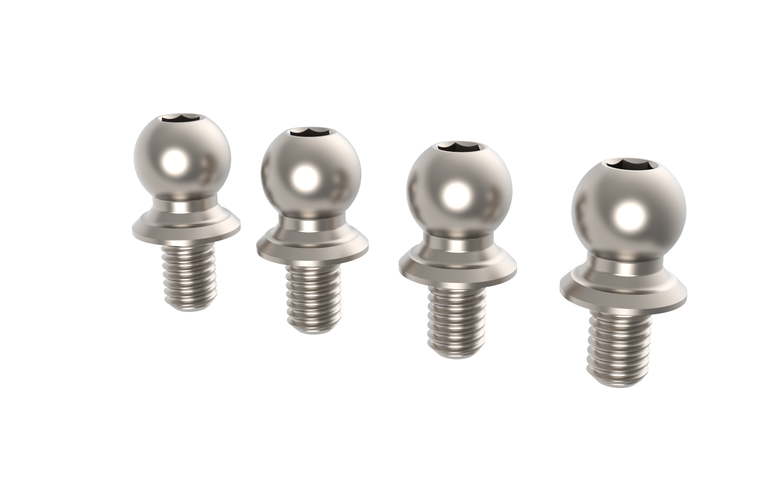 3Racing Cero SAK-C138/V2 Rotule Suspension Titane 4.5x5.2mm