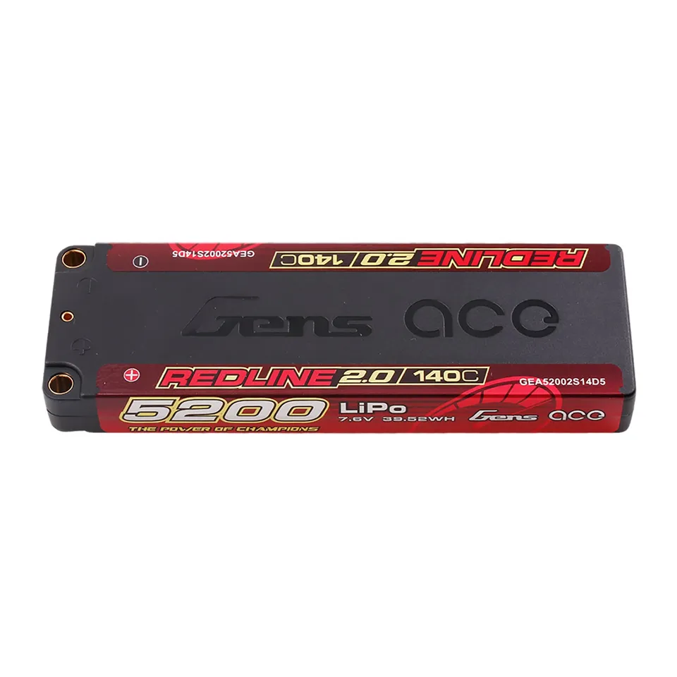 Gens Ace Redline 2.0 5200mAh 2S batterie LiPo 140C