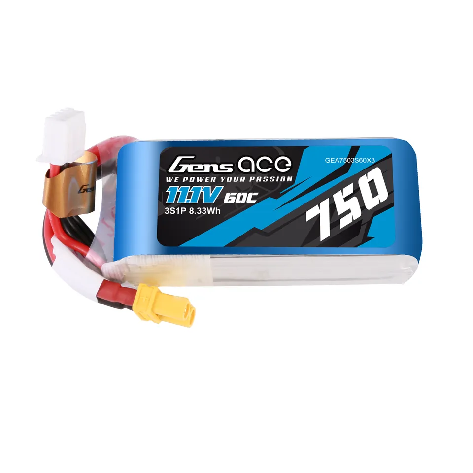 Gens Ace Air Classic 750mAh 3S batterie LiPo XT30 60C