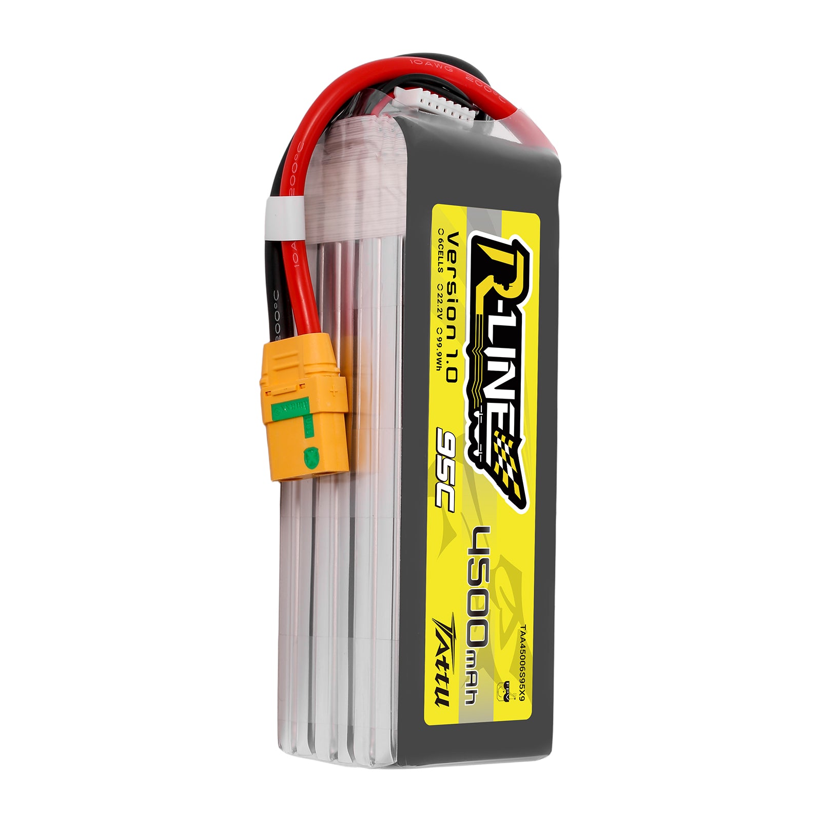 Tattu R-Line 4500mAh 6S batterie lipo 22.2V 95C XT90-S