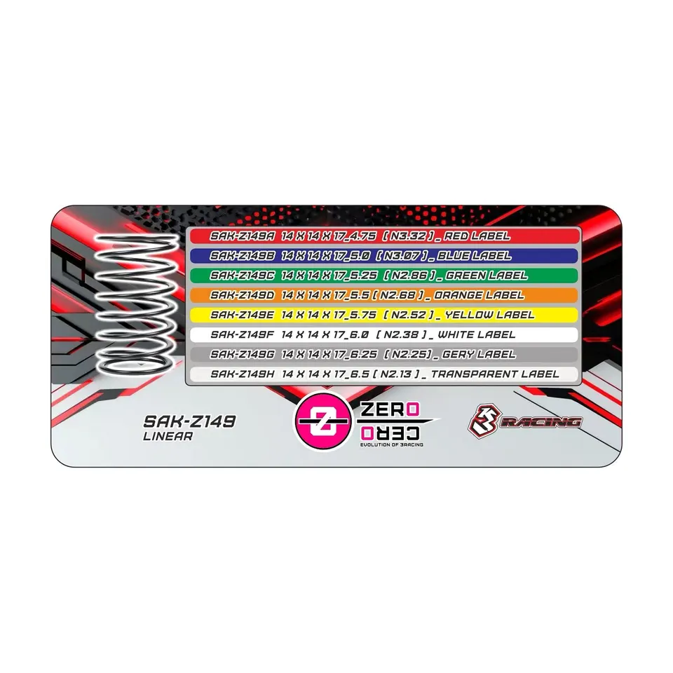 3Racing Cero SAK-Z149 ressort linéaire M1.4 set complet