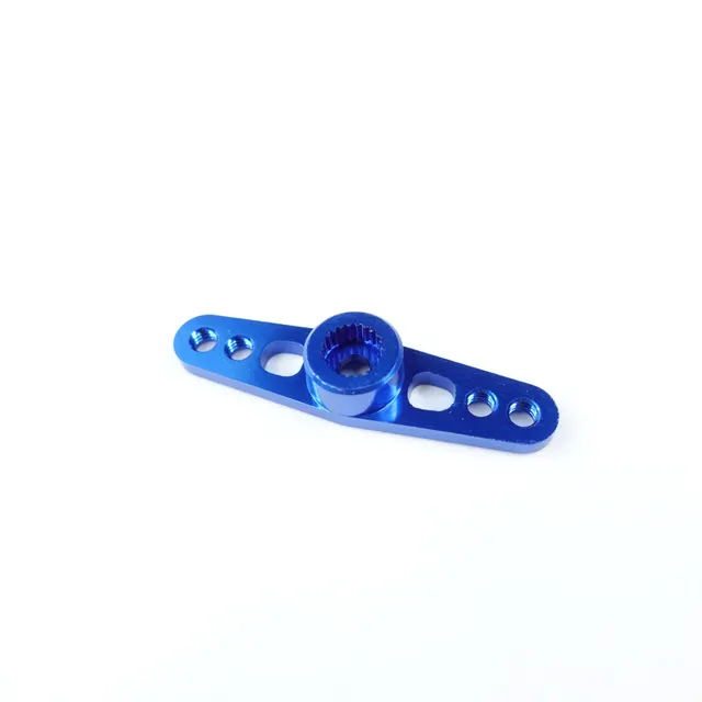 3Racing PARTS palonnier servo alu double argent 3mm