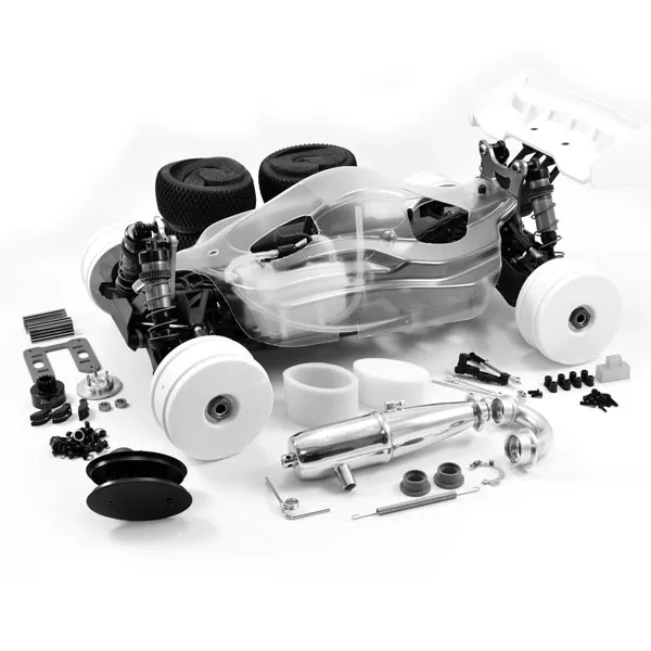 Hobao Hyper VS buggy nitro 1/8 ARR 80% sans moteur