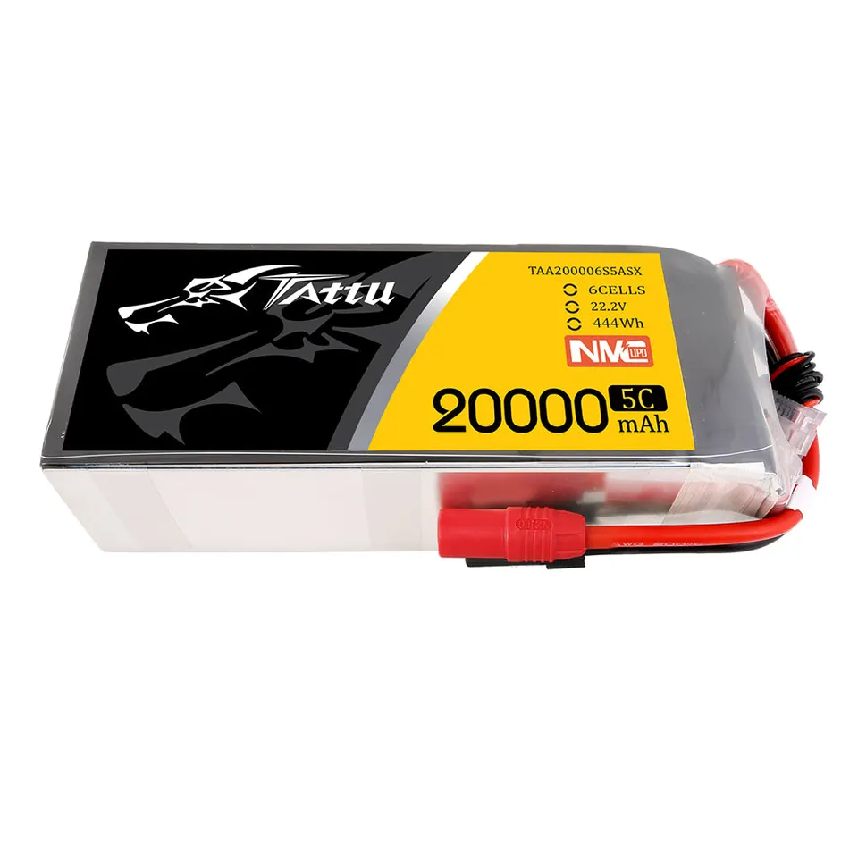 Tattu Semi-Solid 20000mAh 6S batterie LiPo 5C AS150 XT150