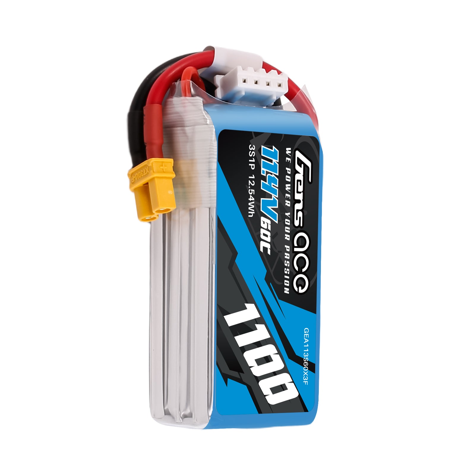 Gens Ace Air 1100mAh 3S 60C Batterie Lipo XT30 Heli HV