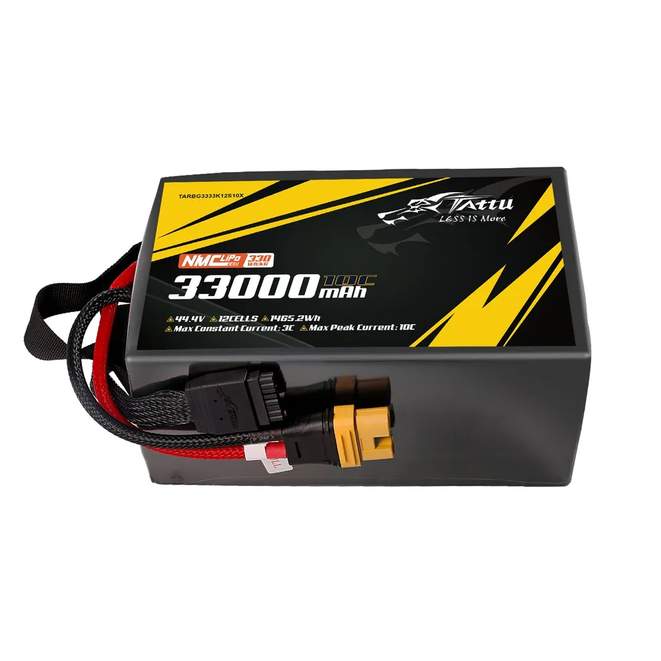 Tattu Semi-Solid 33000mAh 12S Batterie Lipo AS150U-F 44,4V