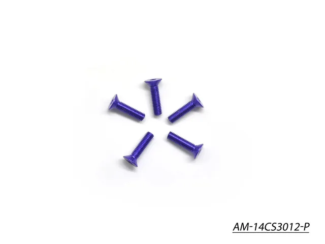 Arrowmax Screws Vis Alu M3x12 Fraisée Violet x5 AM-14CS3012-P