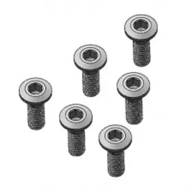 3Racing PARTS TS-HLH206 vis alu M2x6 tête basse
