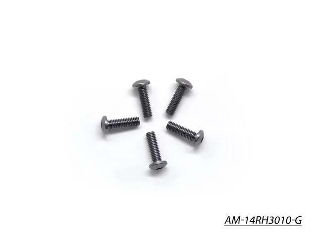Arrowmax Screws Vis Alu M3x10 AM-14RH3010-G x5 Grise
