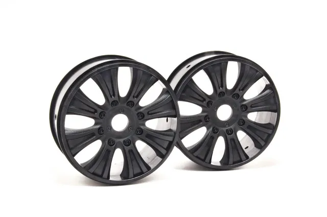 Hobao 90070B roue GTB noire lot de 2 RC