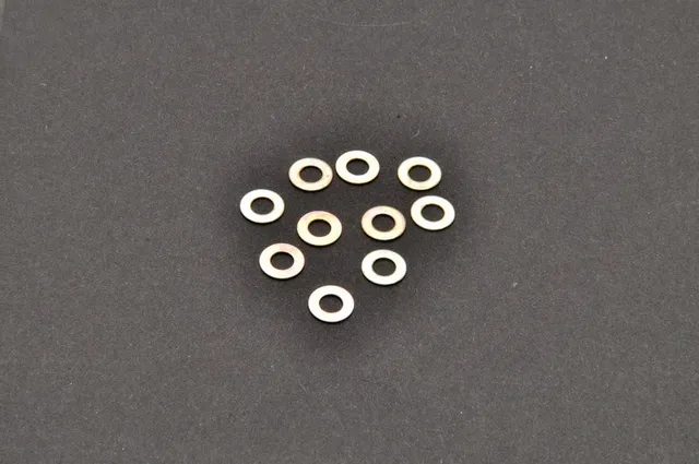 Hobao 36812 cale inox 4x8x0.5mm pièce RC lot 10