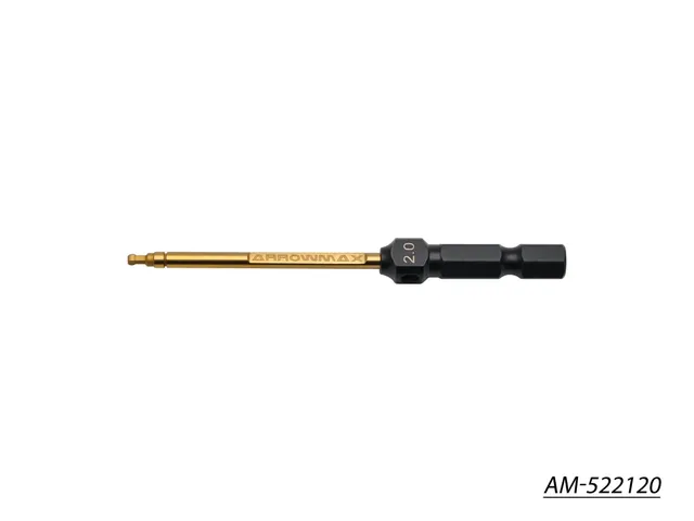 Arrowmax AM-522120 embout clé allen boule 2.0x80mm V2