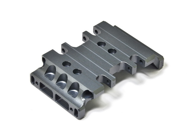 Hobao 230106 skid plate alu CNC protection châssis