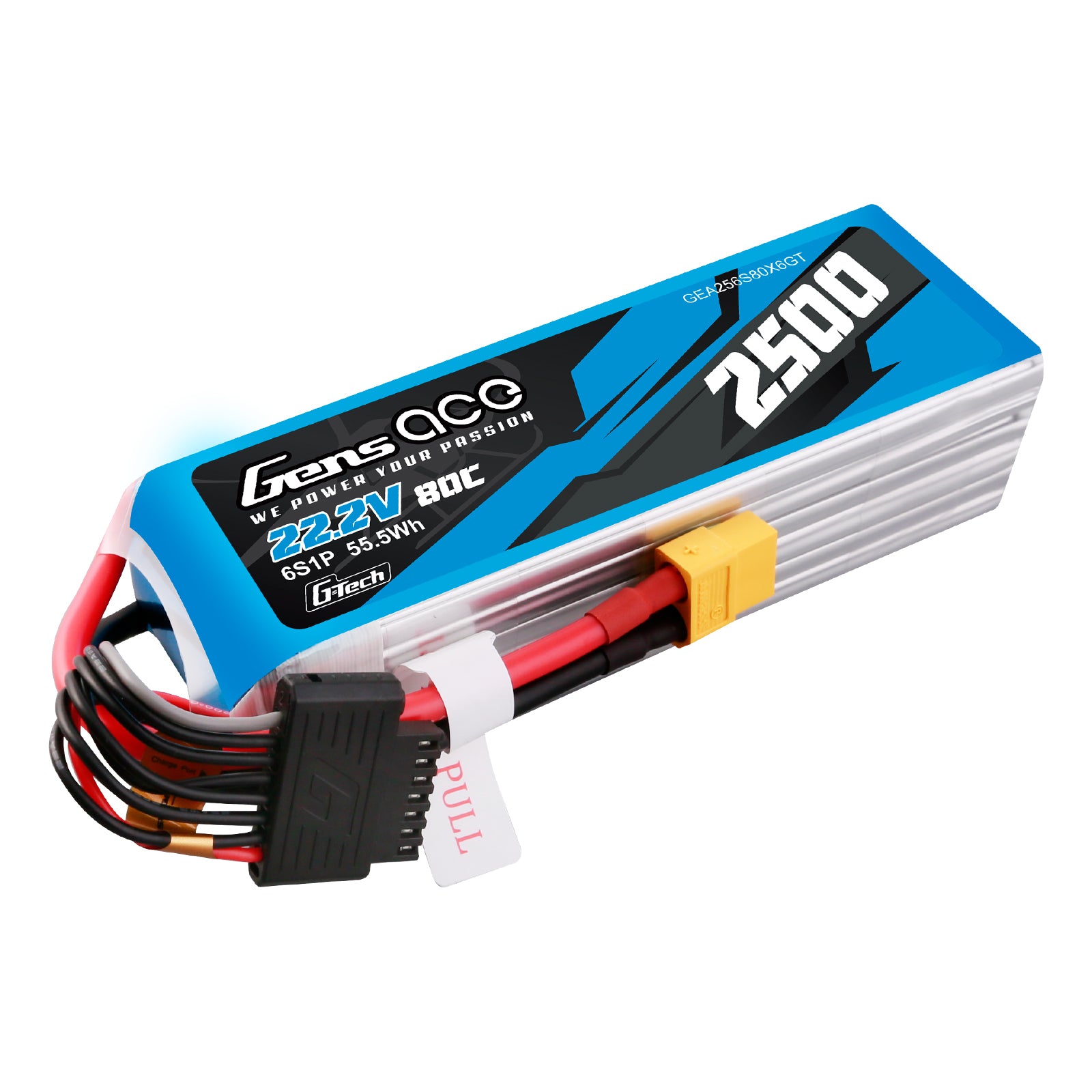 Gens ace Air Classic 2500mAh 6S batterie lipo XT60 heli
