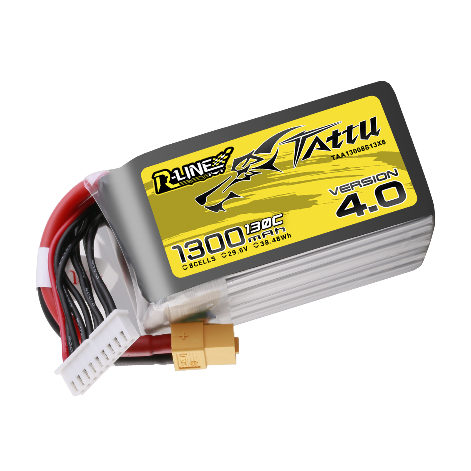 Gens Ace Tattu R-Line 1300mAh 8S batterie LiPo XT60 130C