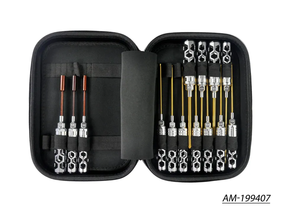 Arrowmax Tools Set AM-199407 Honeycomb 14 pcs + sac