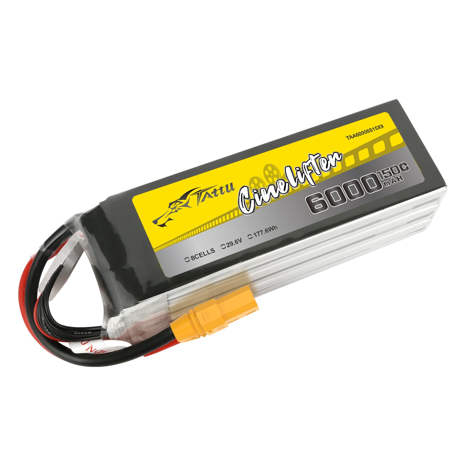 Tattu Cinelifter 6000mAh 8S batterie LiPo 150C 29.6V