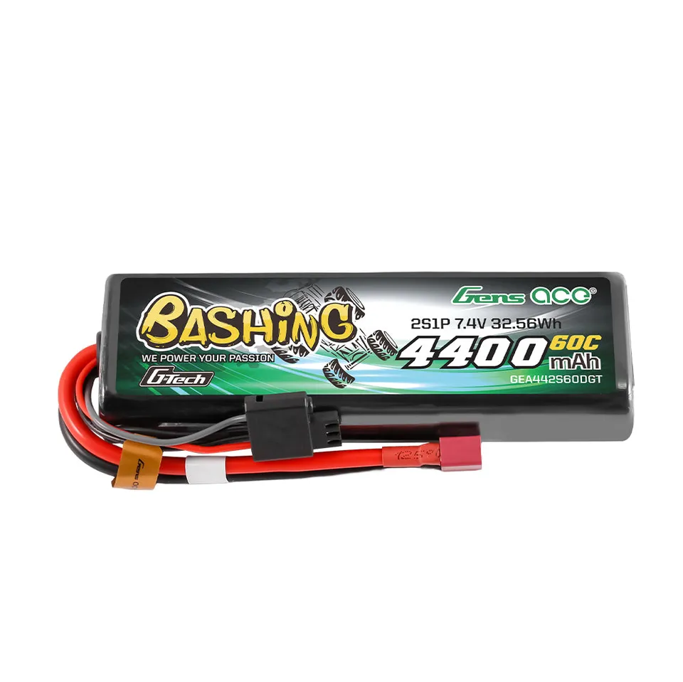 Gens Ace Bashing 4400mAh 2S Batterie Lipo Hardcase Deans 60C
