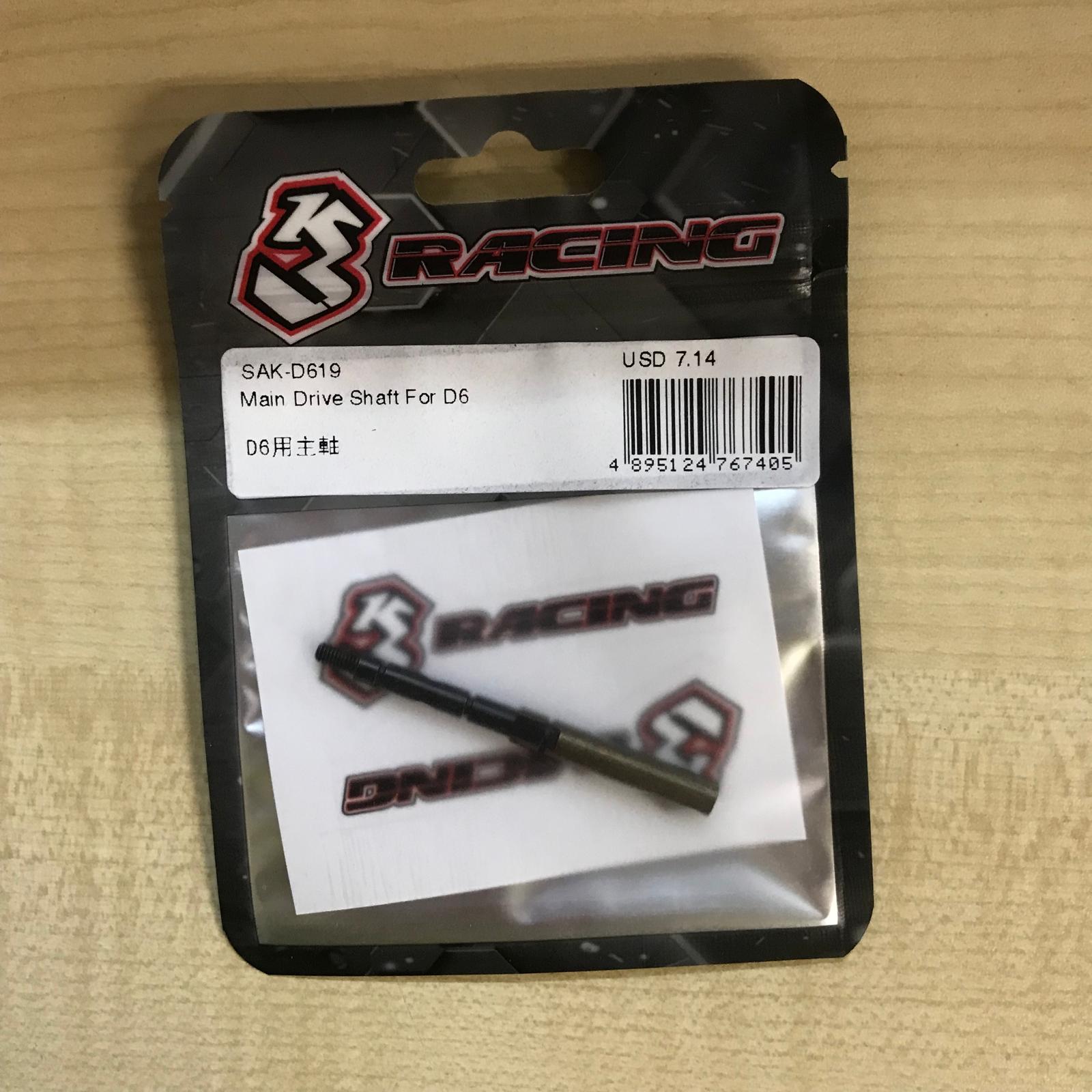 3RACING Sakura SAK-D619 Arbre Transmission Principal D6