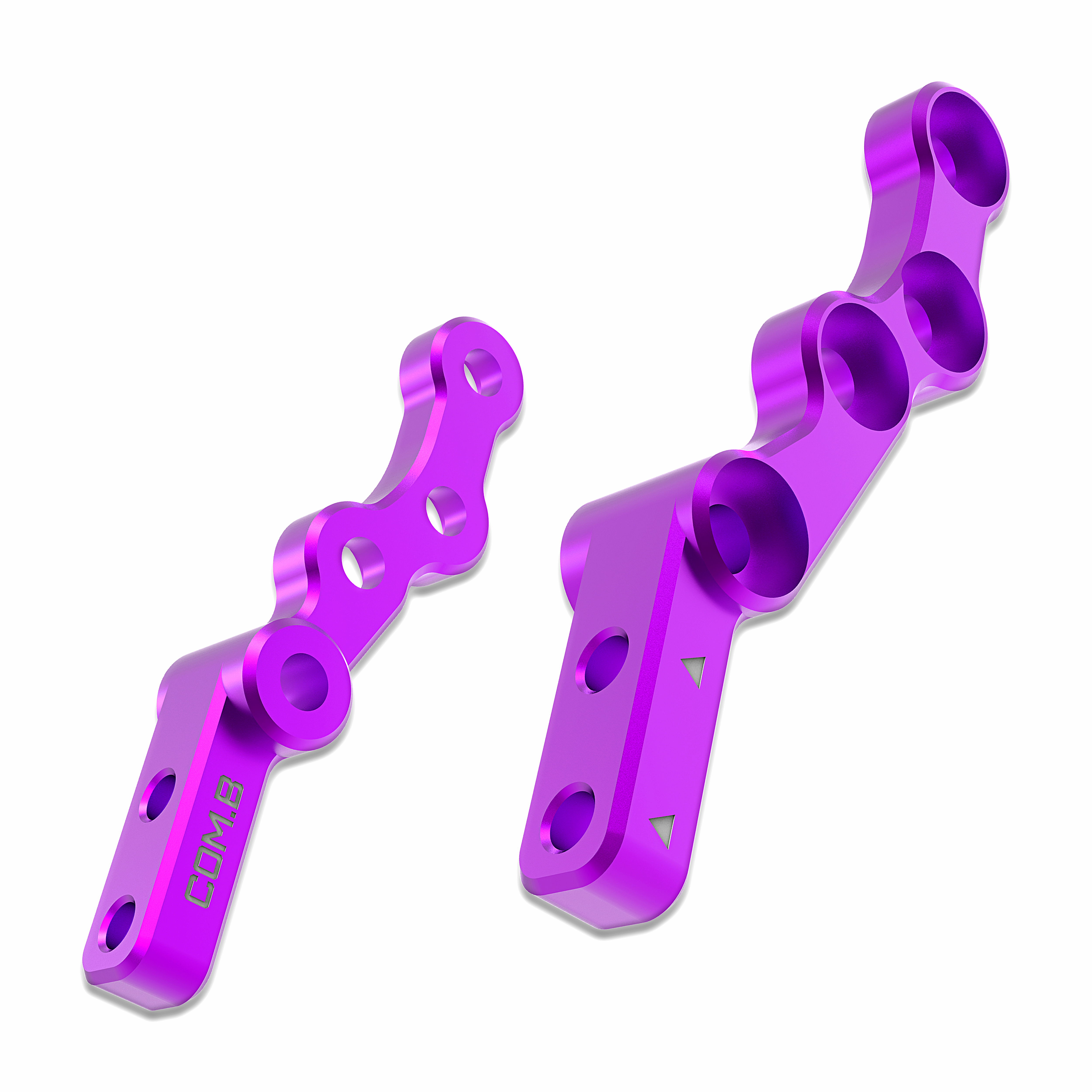 3Racing AuperD5 SAK-D6808E Support Platine Alu D6 Bleu
