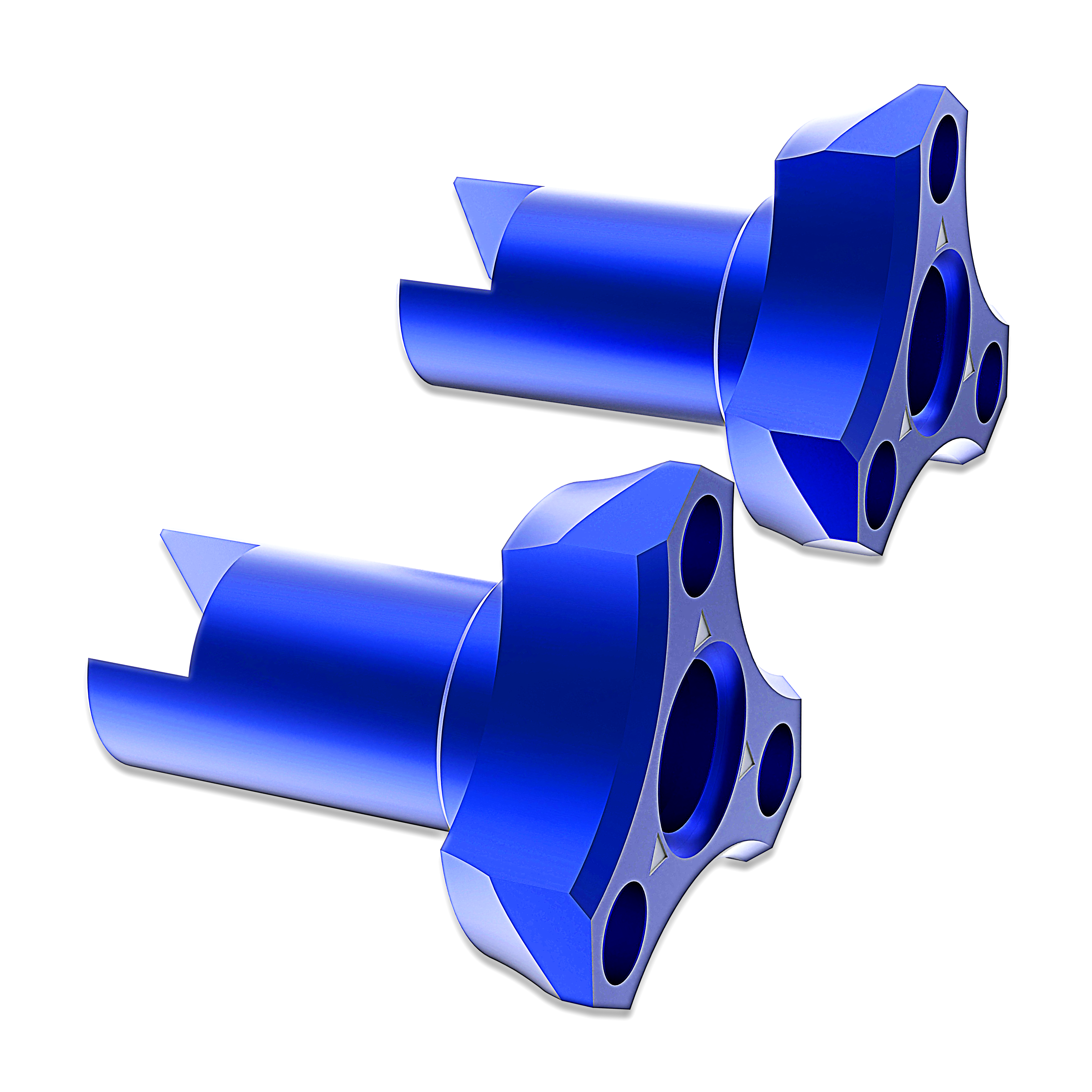 3Racing AuperD5 SAK-D6817 adaptateur roue alu D6 bleu