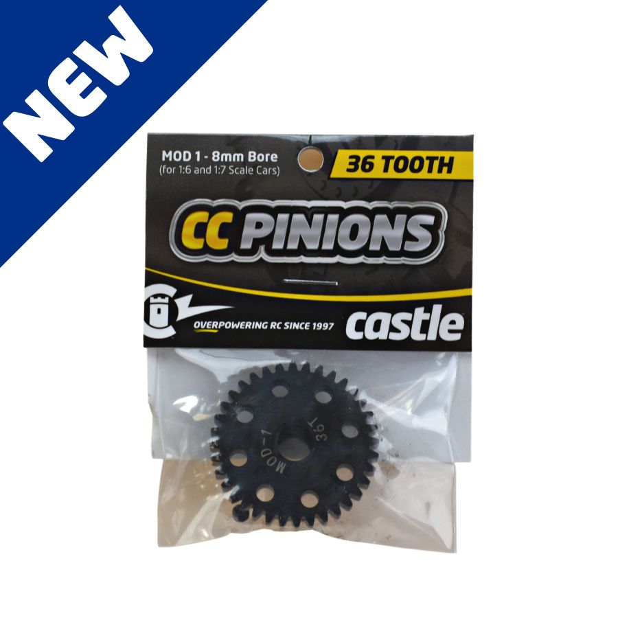 Castle CC Pinion pignon Mod 1 8mm acier 22T-48T