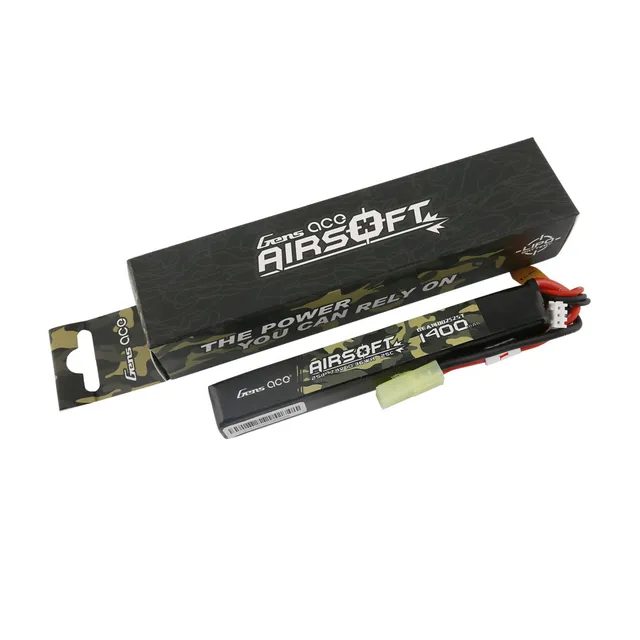 Gens Ace 1400mAh 2S 25C batterie LiPo airsoft 7.4V Tamiya