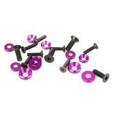 Hobao 87312 rondelle alu 4mm 3mm + vis x4