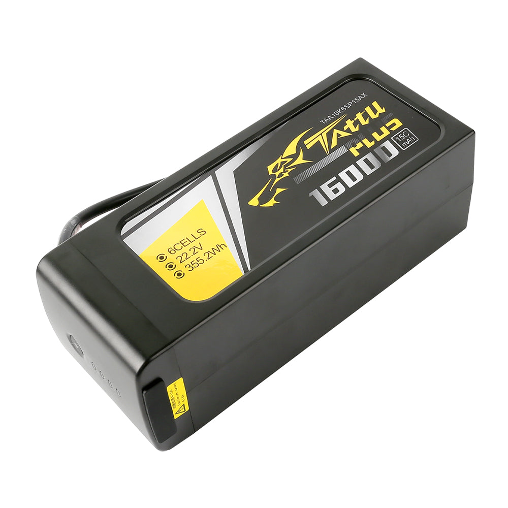 Tattu Plus 16000mAh 6S batterie LiPo AS150 15C