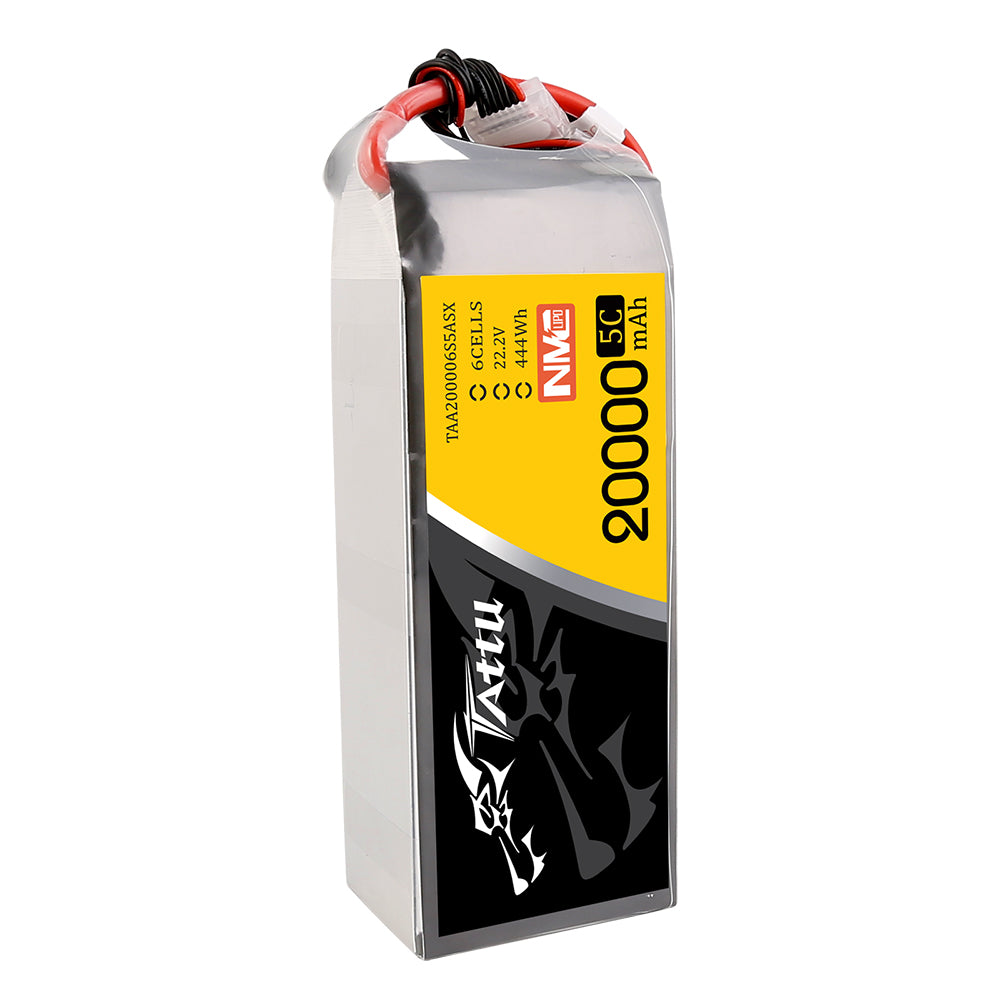 Tattu Semi-Solid 20000mAh 6S batterie LiPo 5C AS150 XT150