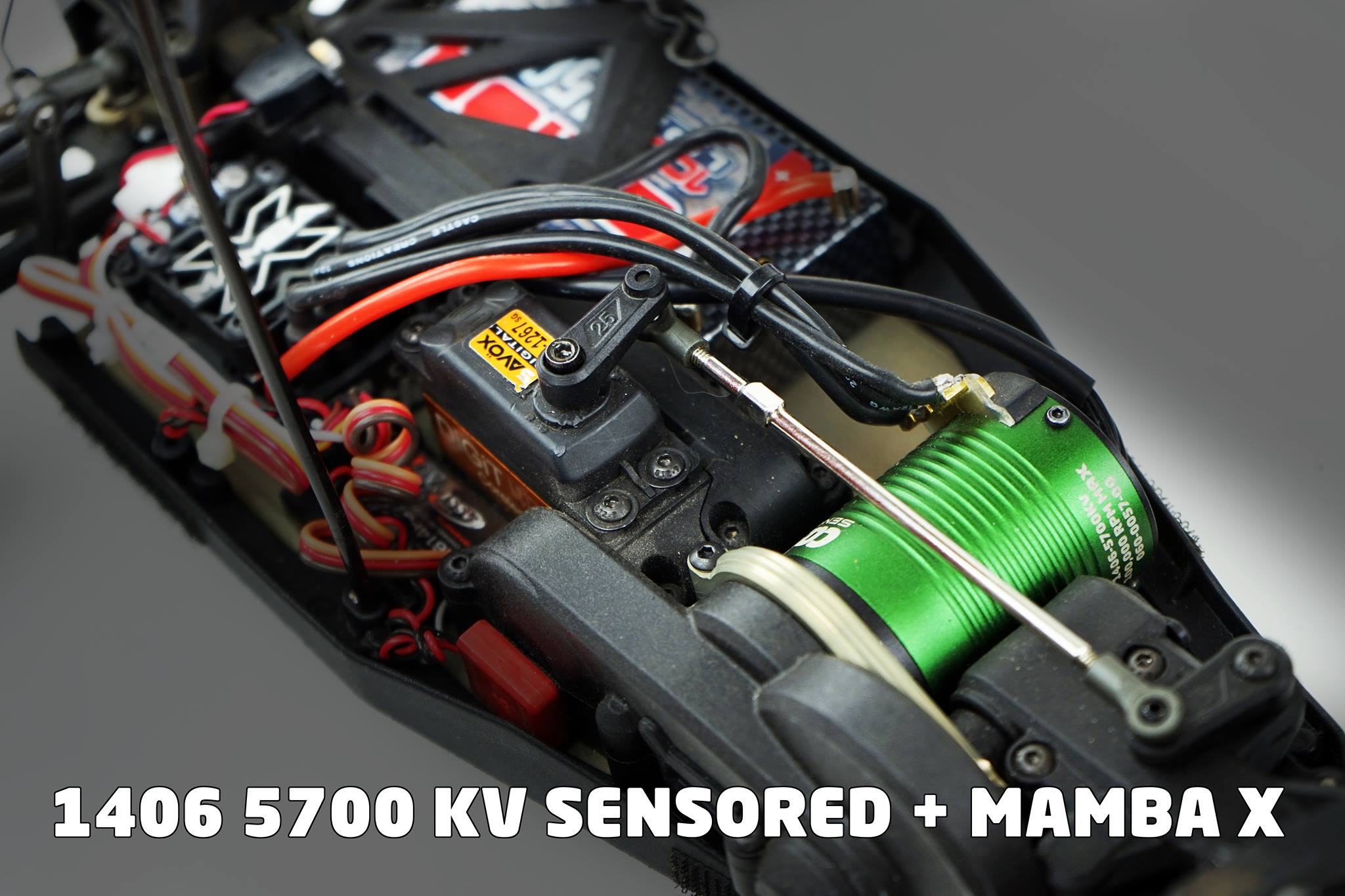 Castle Mamba X combo brushless 1406-5700Kv 3S
