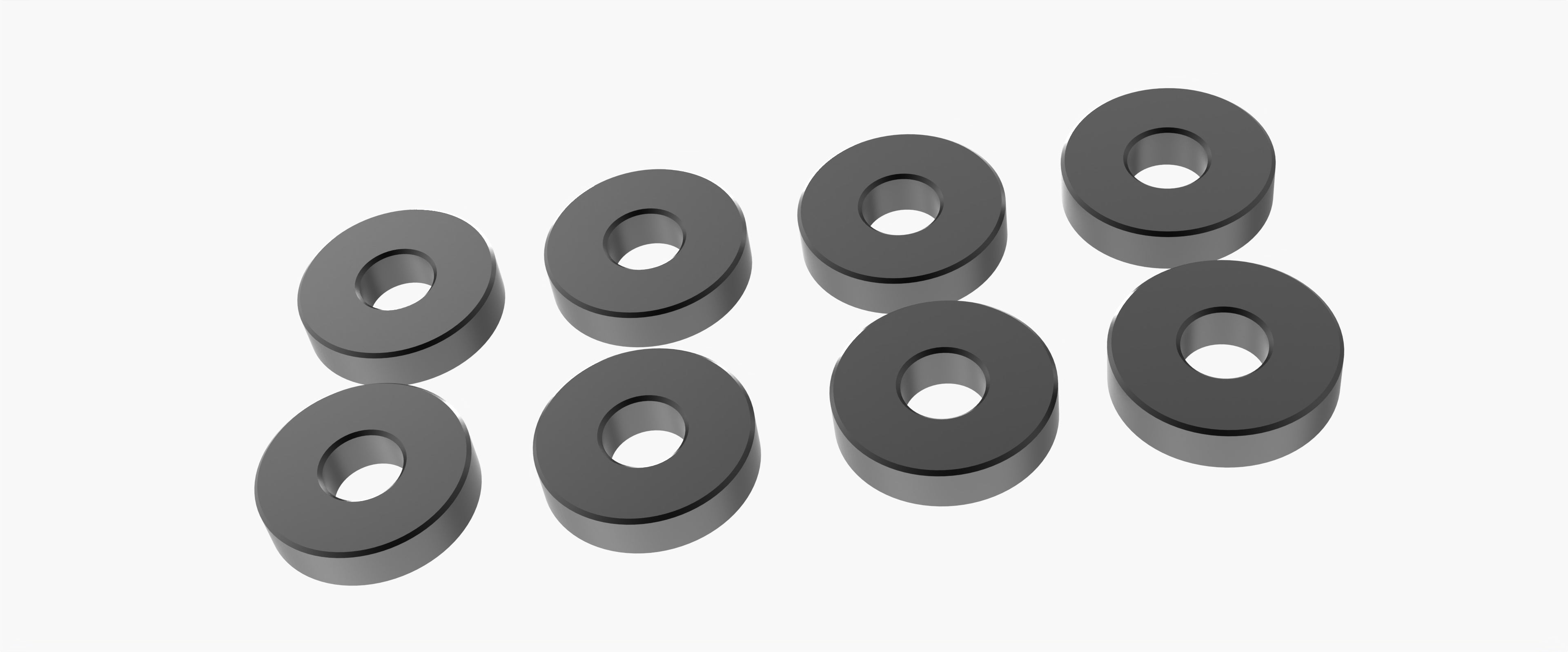 3Racing Cero SAK-C167B cale suspension basse M3x8 2.0mm