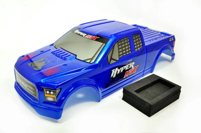 Hobao MTX 94075BUN carrosserie bleue imprimée + mousse