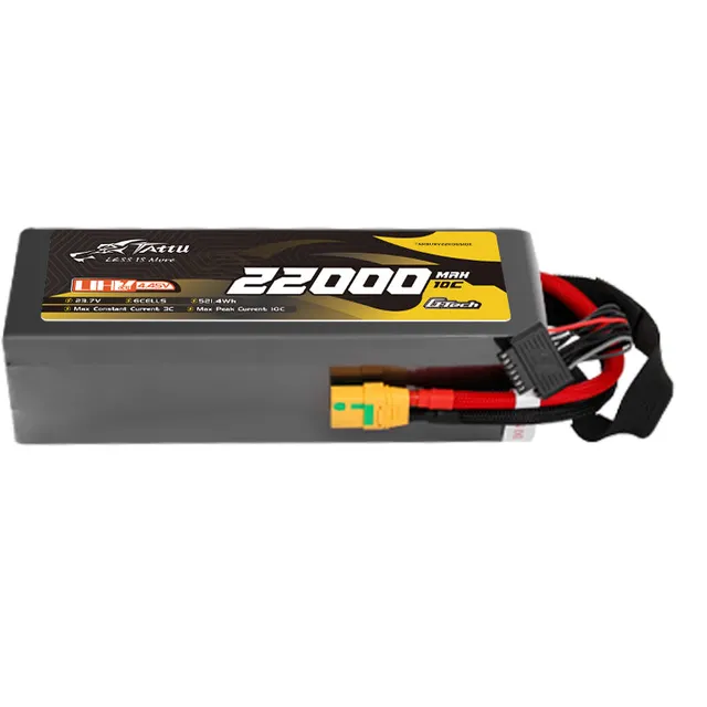 Tattu Semi-Solid Batterie UHV 6S 22000mAh 23.7V XT90S