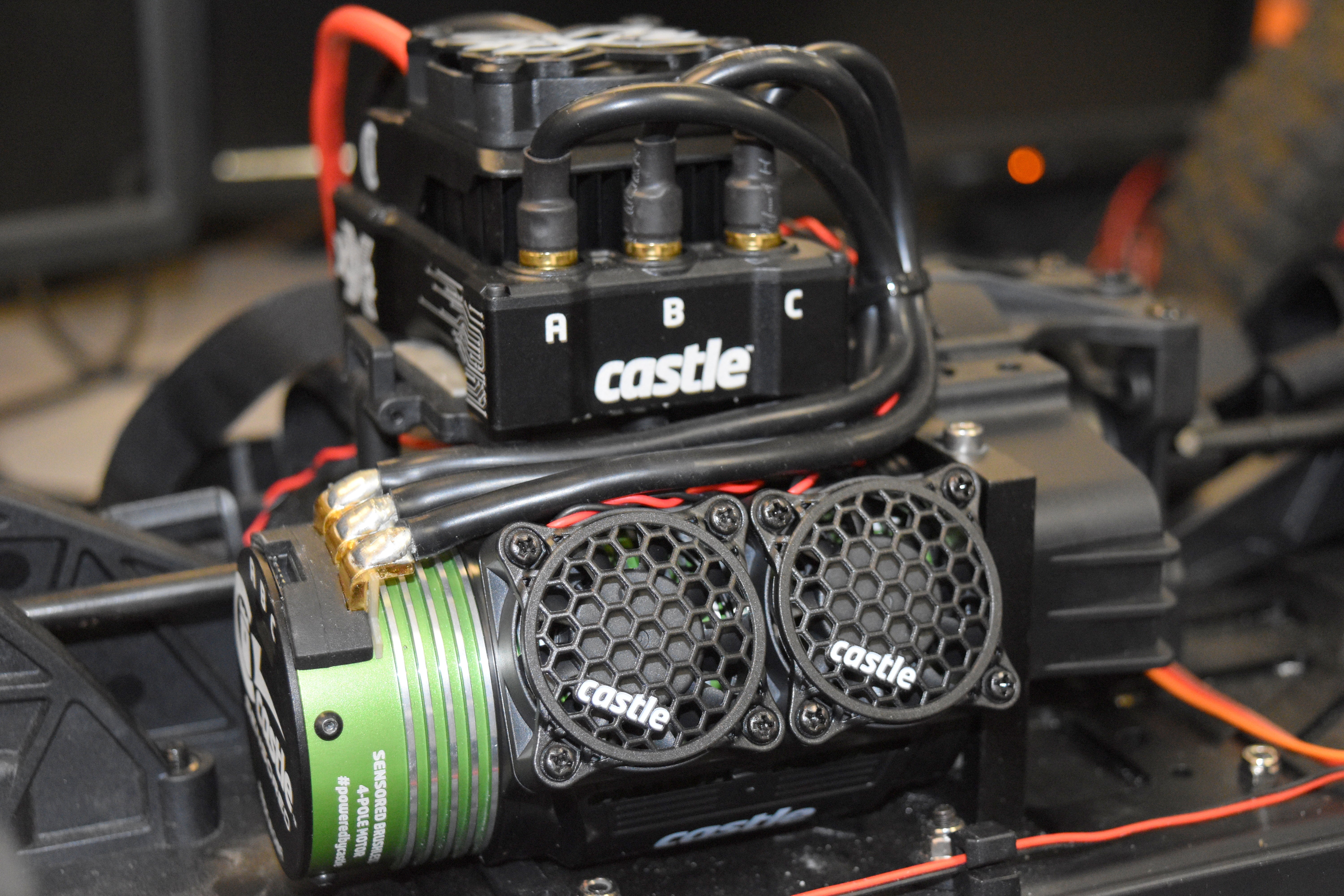 Castle 20XX V2 double ventilateur moteur 40mm 56mm