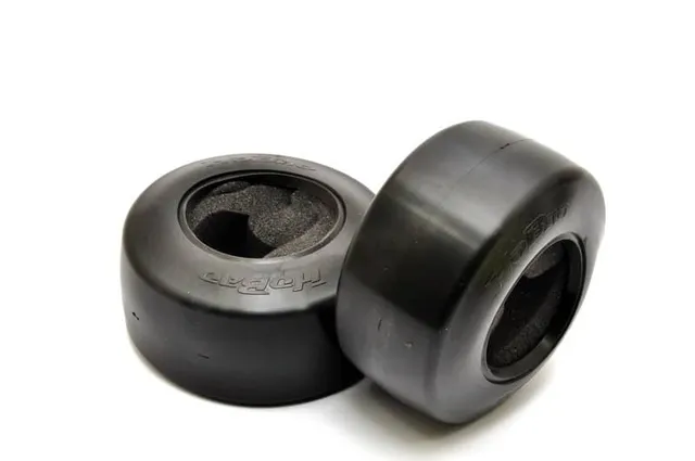 Hobao Car Parts 40128 Pneu Slick Arrière Belted 2 pcs Soft