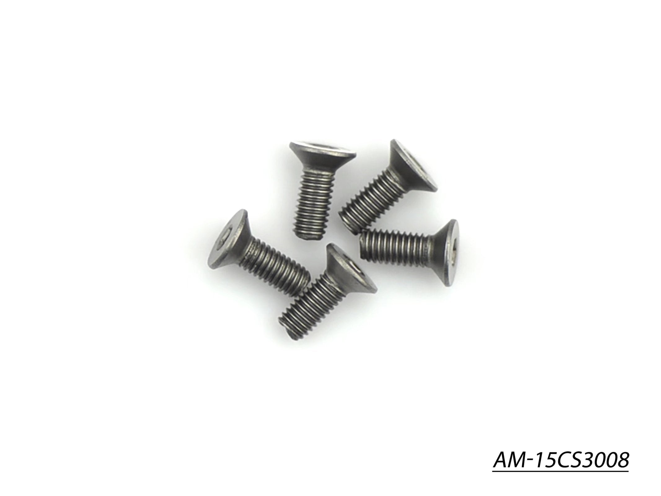 Arrowmax AM-15CS3008 vis titane M3x8 fraissée x5