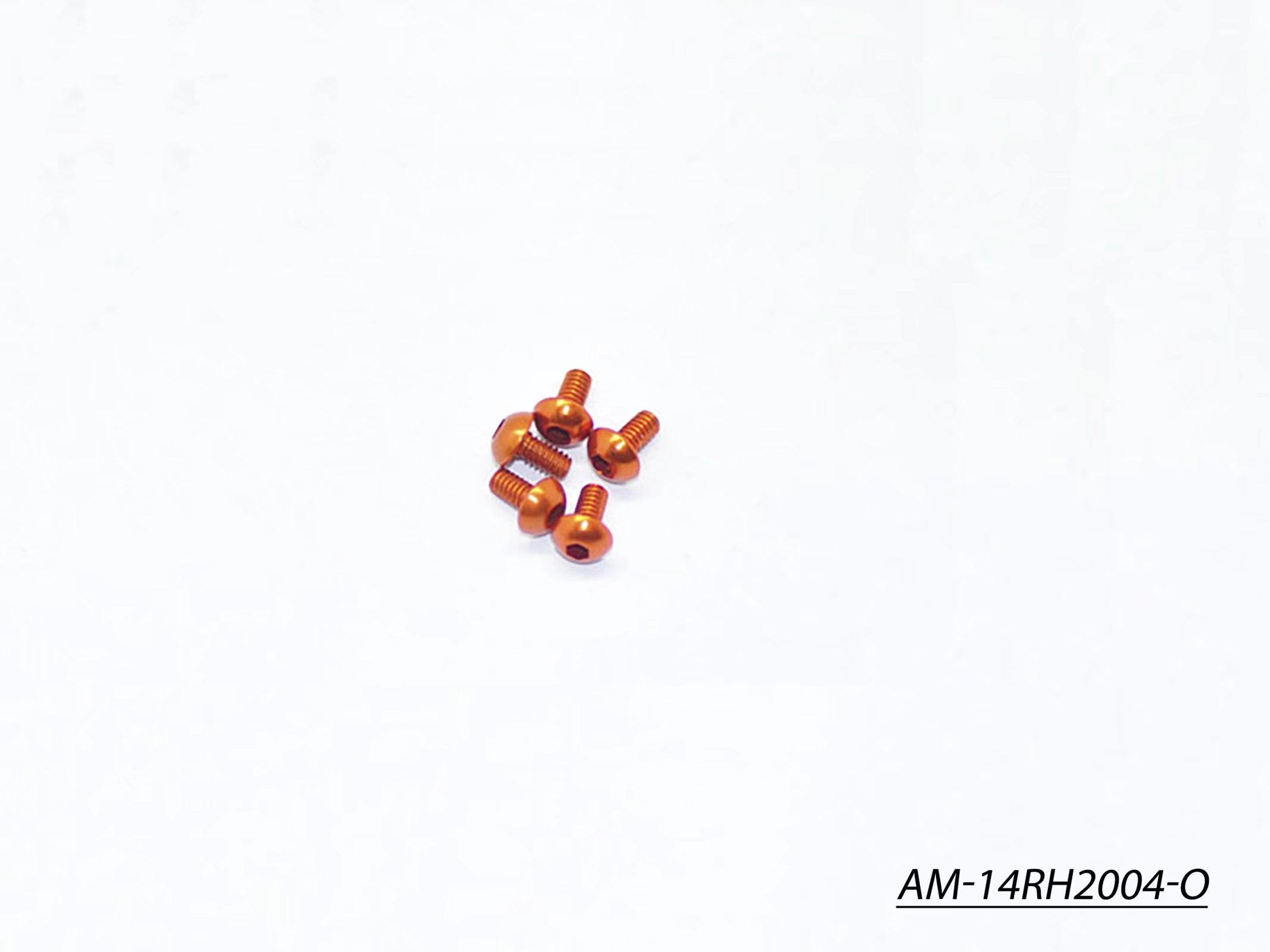 Arrowmax Screws AM-14RH2004-O vis alu M2x4 orange lot 5