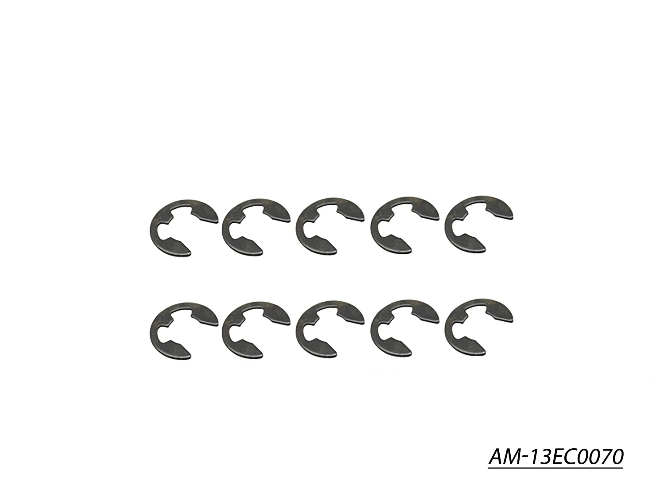Arrowmax Accessories AM-13EC0070 E-Clip 7.0mm lot 10 acier