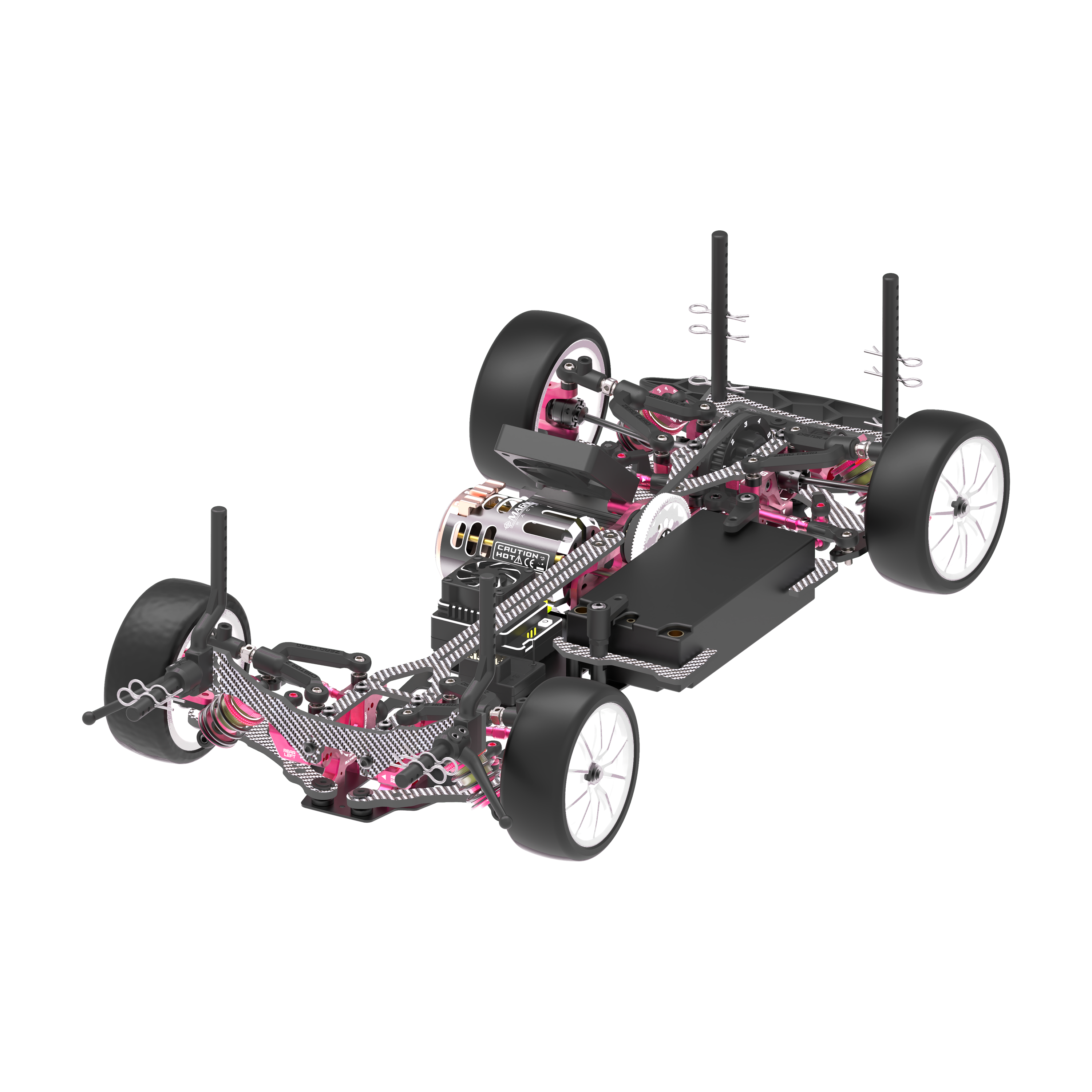 3Racing KITS KIT-ZERO CERO FWD Voiture Touring 1/10 Traction